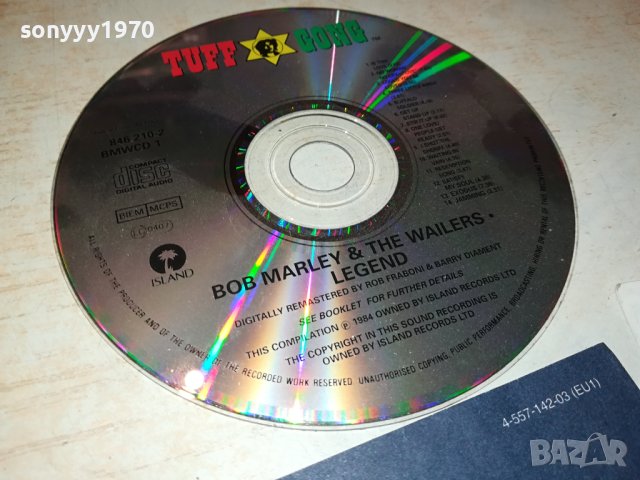 BOB MARLEY CD 1908231934, снимка 10 - CD дискове - 41905695