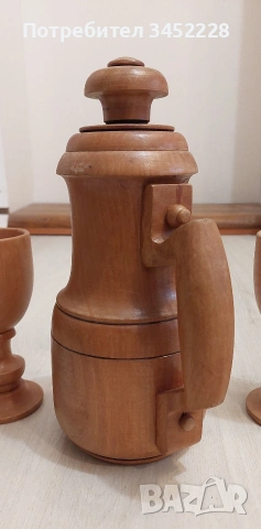 дърворезба сервиз за ценители , снимка 7 - Декорация за дома - 53303011