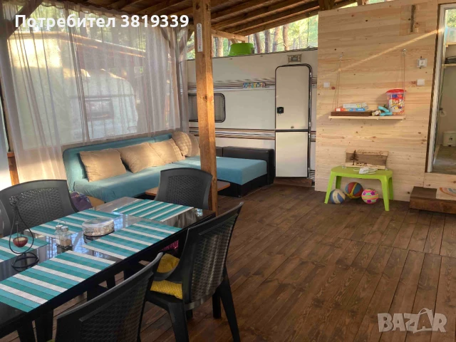 Каравана под наем | Къмпинг 4 Сезона | Градина, снимка 8 - Почивки на море - 50648556