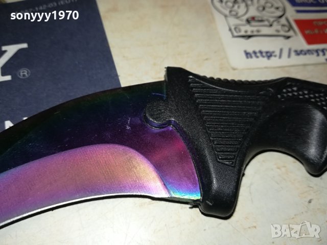 НОЖ С КАНИЯ ИЗВИТ 2608231850, снимка 7 - Ножове - 41975051