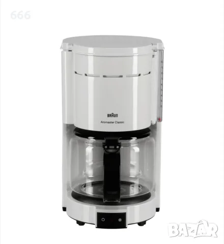 Кафемашина Braun KF 47 White, снимка 3 - Кафемашини - 56106145