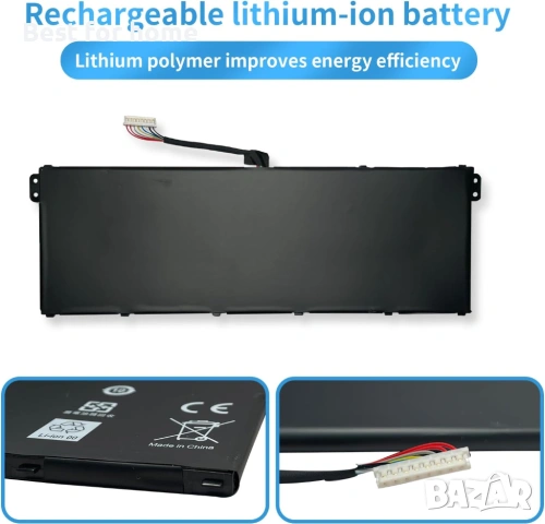 Батерия за лаптоп Acer AP16M5J, 7.7V 37Wh, снимка 3 - Части за лаптопи - 53706266