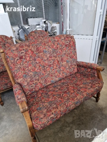 К-т Масивен Диван -2-ка и 2 бр.Фотьойли-внос от Германия!