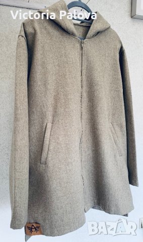 Удобно бежово палто 100% вълна, снимка 4 - Палта, манта - 39343610