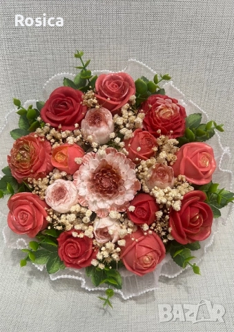 Ароматна глицеринова аранжировка, снимка 3 - Ръчно изработени сувенири - 51944584