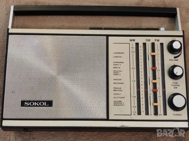 Стар транзистор Сокол, СССР. , снимка 4 - Радиокасетофони, транзистори - 50535032