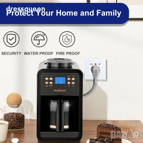 4624 Двоен стенен контакт с бързо зареждане: USB-C и USB-A за телефон и таблет, снимка 6 - Други стоки за дома - 53822668