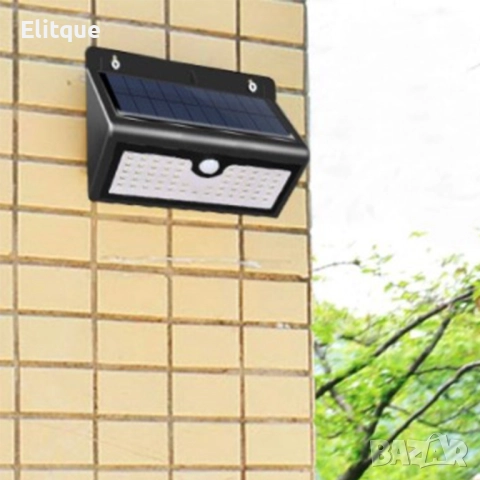 Соларна LED лампа с 55 диода, силна светлина, снимка 3 - Други - 52832313