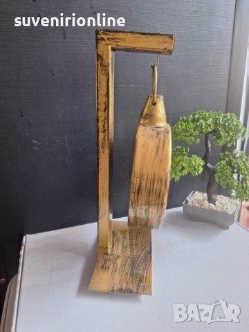 настолен метален часовник на батерия, снимка 3 - Декорация за дома - 40998930