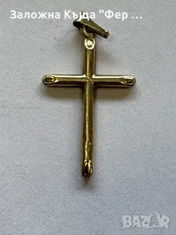 75€/ГР Златен кръст, снимка 2 - Колиета, медальони, синджири - 56310828