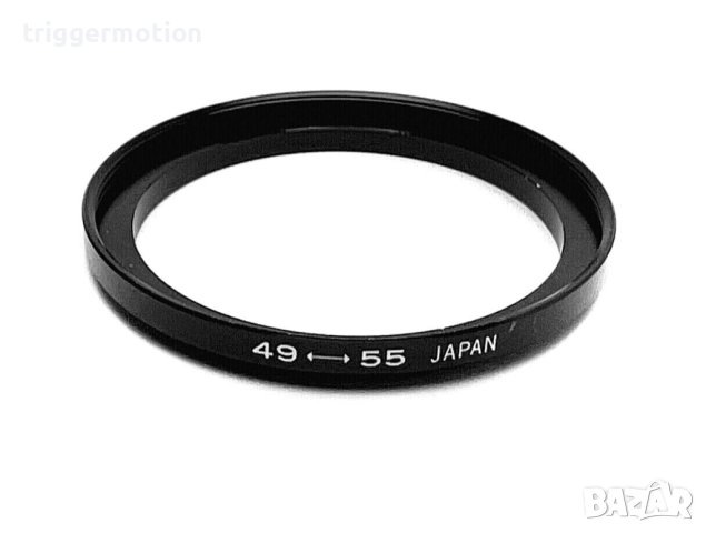 49mm - 55mm Преходник за филтър на резба Step-Up Lens Filter Adapter Ring, Произведен в Япония