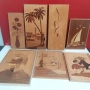 НАЙ ДОБРАТА ОФЕРТА Стари картини ,инкрустация ,дърво "Intarsien Bild", снимка 1
