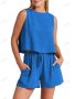 Дамски ежедневен свободен летен комплект от две части, 10цвята , снимка 11