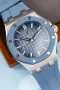 Мъжки часовник Audemars Piguet Royal Oak Offshore Blue с швейцарски механизъм, снимка 3