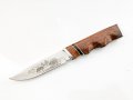 Руски ловен нож с гравирани Глигани стомана 65х13, снимка 2