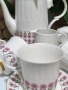 Български костен порцелан сервиз за чай , снимка 3
