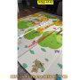 Сгъваемо детско килимче за игра, топлоизолиращо 160x180x1cm - Трафик + Джунгла- КОД 4142, снимка 4
