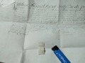 Много стар документ на пергамент 1689г., снимка 3