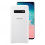 SAMSUNG Original Galaxy S10 Silicone Cover Case - Бял, снимка 1
