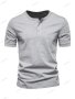 Мъжка тениска Henry Crewneck Short Sleeve T-shirt Men's Slim fit, 6цвята - 023, снимка 6