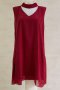 Рокля без ръкави цвят бургунд марка Kartes XL/2XL, снимка 2
