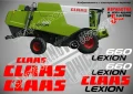 CLAAS Lexion 550 стикери надписи, снимка 8