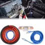 Комплект 8 AWG кабели за усилвател до 2500W с AGU 60A, снимка 2
