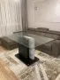 Трапезна стъклена маса, снимка 1