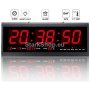  LED стенен часовник с термометър и аларма, снимка 3