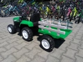 NEBRASKA акумулаторен трактор с ремарке DALLAS зелен, снимка 6
