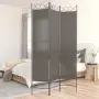 vidaXL Параван за стая, 3 панела, антрацит, 120x200 cм, текстил, снимка 2