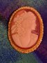 Винтидж брошка/клипс за шал ,,камея,,, снимка 2