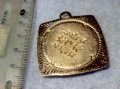 ПРЕКРАСЕН СТАР РЕТРО АРТ ПОЗЛАТЕН МЕДАЛЬОН с ЮВЕЛИРНО ФАСЕТИРАНИ БЛЕСТЯЩИ ЦИРКОНИ 20547, снимка 6
