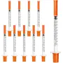 Нов комплект 10 броя спринцовки 1 ml с игла 31G 8 mm, стерилно индивидуално опаковани, снимка 1
