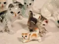 колекция порцеланови мини фигурки на котета 19/4, снимка 4