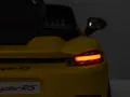 Porsche Spyder RS 12V – Детска акумулаторна кола, Жълта, EVA гуми, снимка 13
