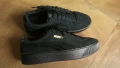 PUMA Leather Shoes Размер EUR 39 / UK 6 дамски детски обувки 56-14-S, снимка 1