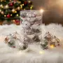 Комплект прозрачни коледни топки за украса - 16 броя в комплект, снимка 1