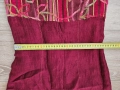 Червена ленена рокля, снимка 9