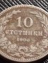 МОНЕТА 10 стотинки 1906г. КНЯЖЕСТВО БЪЛГАРИЯ СТАРА РЯДКА НАД СТОГОДИШНА ЗА КОЛЕКЦИЯ 36257, снимка 2