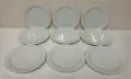 Чинии бели порцеланови - десертни, снимка 1