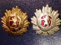 Миниатюри за ревер на орден НРБ 1-ва и 2- ра степен, позлатена и посребрена, с емайл, снимка 1