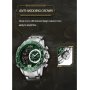 Мъжки часовник Naviforce, Неръждаема стомана, Хронограф, Зелен / Сребрист, снимка 13