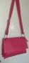 РОЗОВА ЧАНТА с 3 прегради , снимка 1