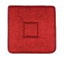 Възглавница за стол, 39x39см, Червена, снимка 1 - Възглавници - 41063221