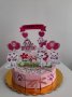 Картонена торта Котето Мари, снимка 1 - Декорация - 42589437