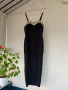 Черна рокля с перли, снимка 8