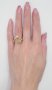 Дамски златен пръстен , снимка 2