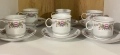 Vintage.Комплект от 6 порцеланови чаши и чинийки за еспресо Demitasse, «Розов лотос»., снимка 1