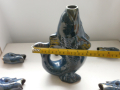 Стар Керамичен Сервиз за Ракия - с Риби, снимка 11